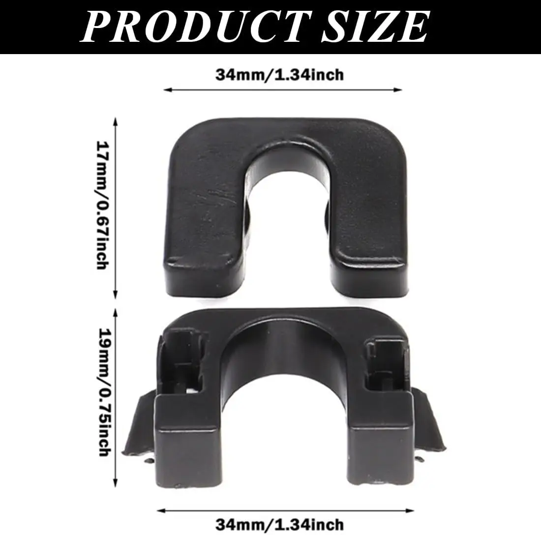 Rear for Ford Focus MK3 3 Mondeo 4 MK4 Fiesta MK7 MK8 B Max C max Boot Trunk Load Cover Parcel Shelf Clips Pivot Bracket Mount view 2