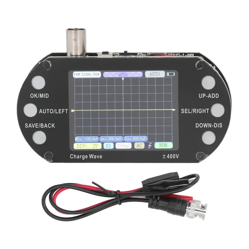 oscilloscopio-digitale-campionamento-25-mhz-display-da-24-pollici-risoluzione-320x240-oscilloscopio-con-portata-digitale-a-transistor-a-forma-d'onda