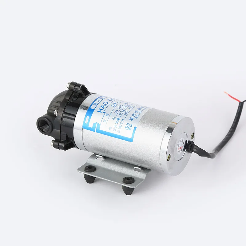 

Электрический водяной насос высокого давления с микродиафрагмой, 24 В постоянного тока, 10 Вт для дезинфекционного распыления тумана, насос с химическим сопротивлением серии DP