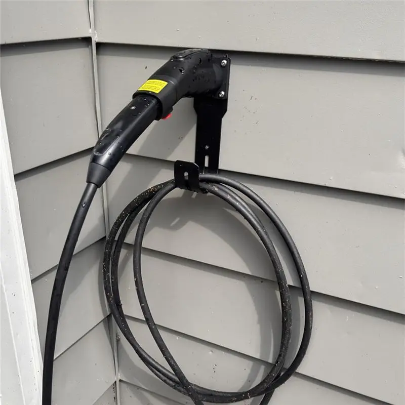 HOT-J1772 Nozzle Dock EV Holder Wall Mount J-Hook Combination Cord Cable Hook,J1772 Nozzle Dock EV Holder Wall M