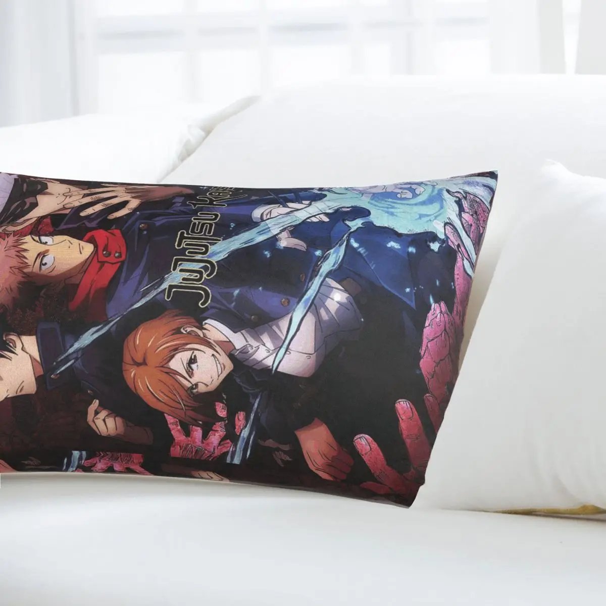

Megumi Besto Friendo Jujutsu Kaisen Sukuna Anime Rectangle Pillowcase Cushion Cover Decor Bedroom Bed Home Comfort Throw Pillow
