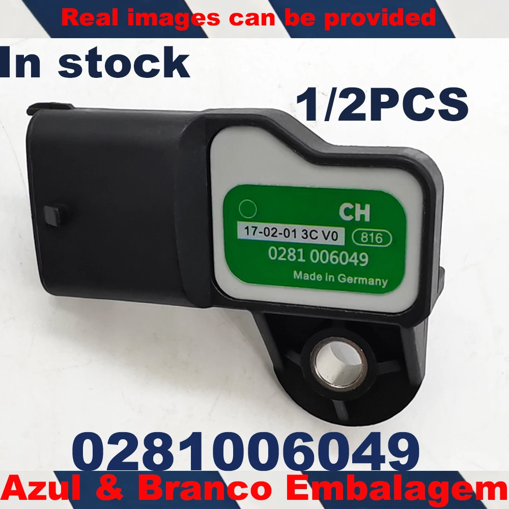 1/2PCS For B OSCH 0281006049 Box take Manifold Pressure MAP Sensors 281006049 AALFA ROMEO FFIAT IVVECO NEW HHOLLAND LLANCIA