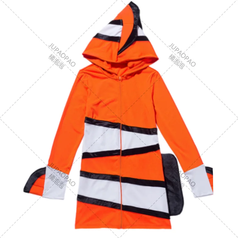 2023Clownfish parent-child costume Ocean theme party costume Halloween cosolay stage costume Kindergarten performance costume