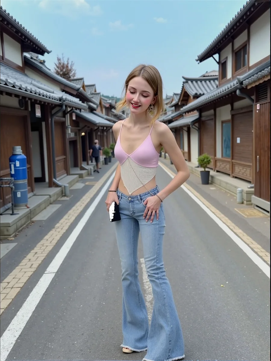 جينز نسائي منخفض الارتفاع Y2K أزرق الجرونج نمط بديل عتيق من قماش الدنيم بنطلون نسائي ملابس خروج عصرية كورية للخريف غير رسمية