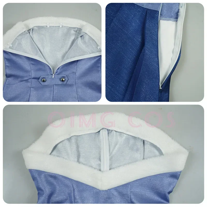 Снег Мику 2200, униформа горничной для косплея, костюмы аниме, ролевые игры, праздничные вечерние игры, костюмы на Хэллоуин для женщин