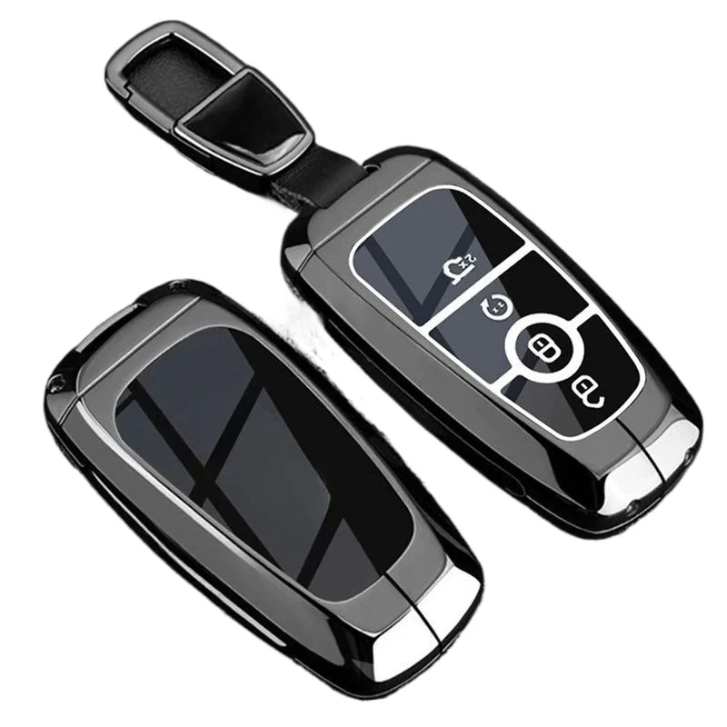 

Premium Zinc Alloy Key Cover for Ford Mondeo Kuga EVOS Edge L Explorer Fiesta Focus - Protective Key Case Keybag Keychain