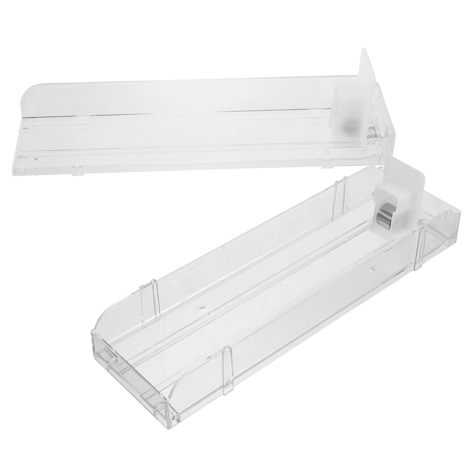 

2pcs Automatic Cigarette Showcase Transparent Display Rack Pusher For Store Supermarket Shop Cigar Box Dispenser Holder Case