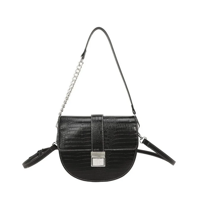 

Elegant Ladies Shoulder Bag In Genuine Leather By Famous Designer - Luxury Brand Classic Messenger Bag For Women