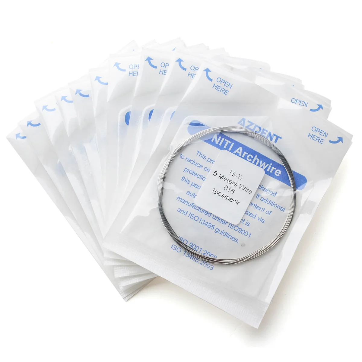 5 Meter/Packung AZDENT Dental Orthodontic Niti Long Arch Wire Länge 5 m Größe 0,012 0,014 0,016 – Detail 9