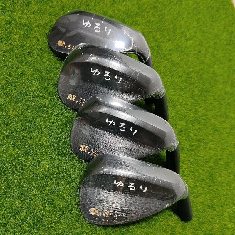 أسافين جولف جديدة Yururi Wedge Golf Yururi Raw Gekku مزورة 49 53 57 61 درجة مع عمود فولاذي DG S200 نوادي الجولف أسافين رملية #1