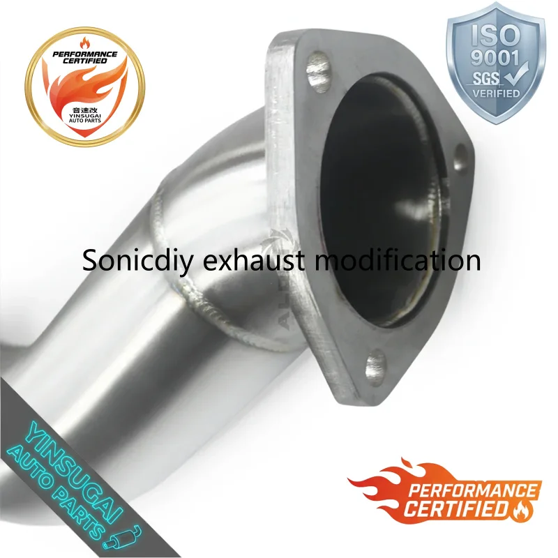 High Performance Exhaust Manifold Header For Audi RS4 B8 CFSA 4.2L V8 2007-2013 SS304 Racing Power Upgrade
