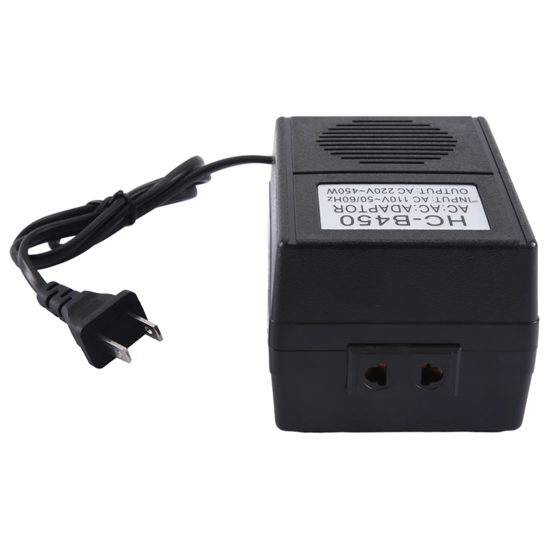 110V To 220V 450W Power Supply Transformer Oxygen Concentrator Use Converter With Power Adapter US Plug Durable Easy To Use