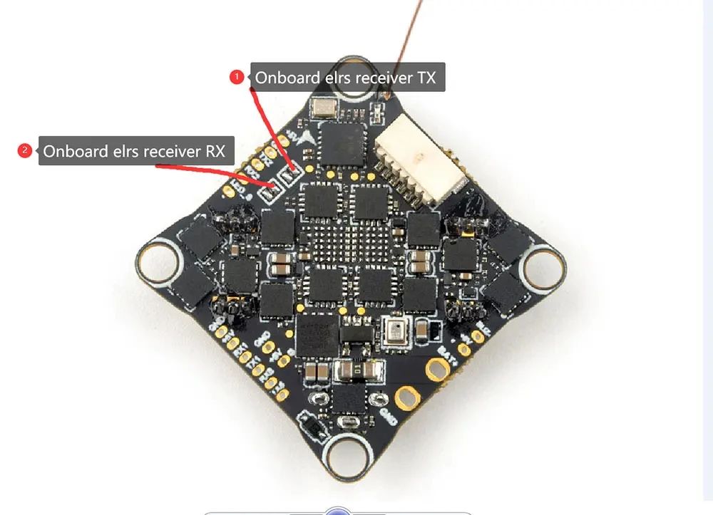 HappyModel Crazy F405 HD ELRS 1-2S AIO FC / SuperX HD ELRS 1-2S AIO FC ELR / Crazybee F4 Lite 1S FC / Elrs F4 2g4 Aio 5 in 1 FC