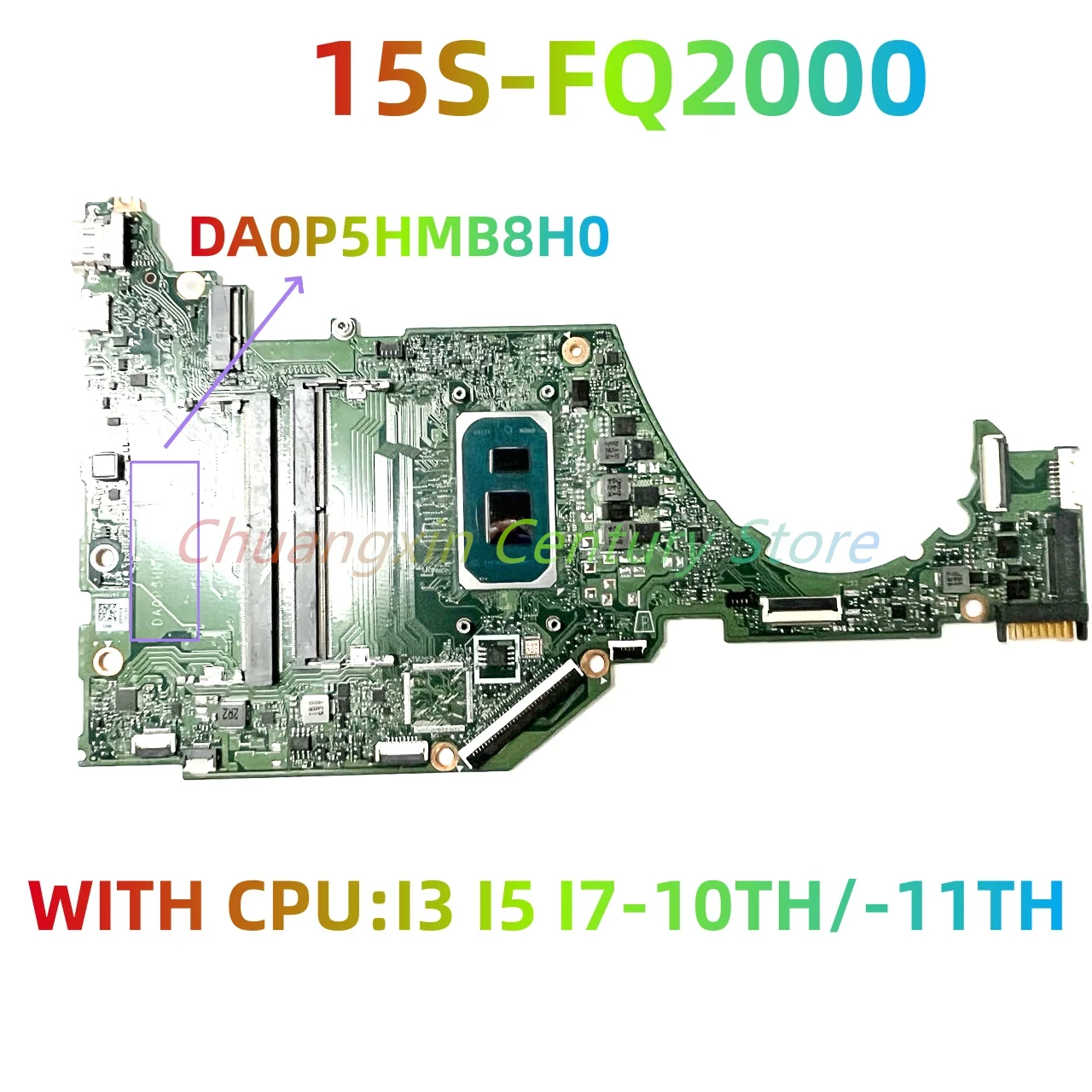 

DA0P5HMB8H0 подходит для HP 15S-FQ материнская плата для ноутбука с I3 I5 I7-10TH/11 CPU 100% протестирована и квалифицирована для отправки