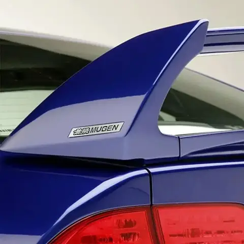 3D Aluminum Alloy Mugen Logo Rear Trunk Fender Emblem Badge Car Sticker Decals For Honda Civic Type R Accord Integra CRV Fit