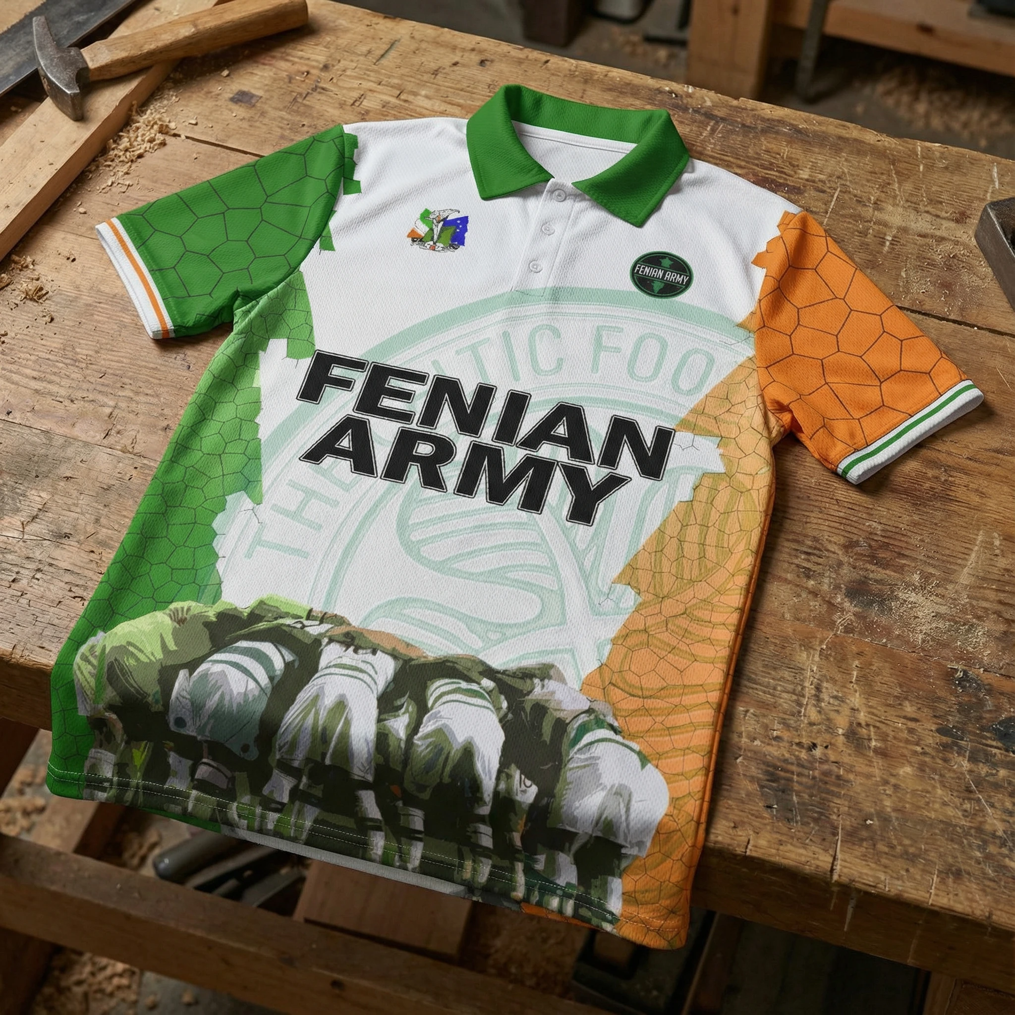 2026 Kneecap Fenian Army Tricolour Polo – Tribute to Celtic’s Legendary 1967 Victory Kids Adults Polo T-Shirt Tops Clothing