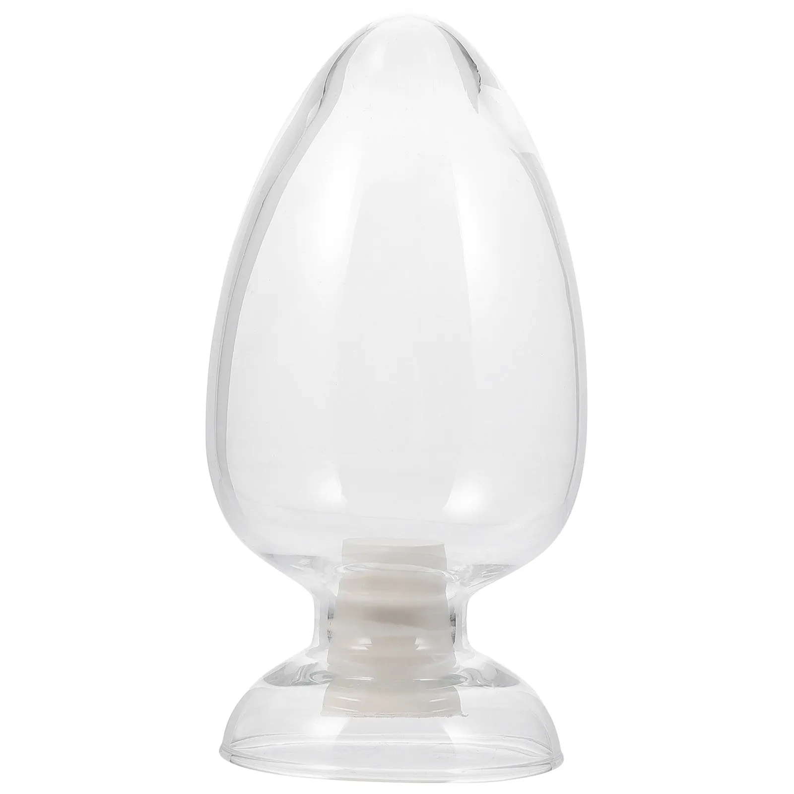 1Pcs Elegant Chicken Heart Shaped Glass Bottle Conical Sample Container for Lab Experiments Student Research Display Storage