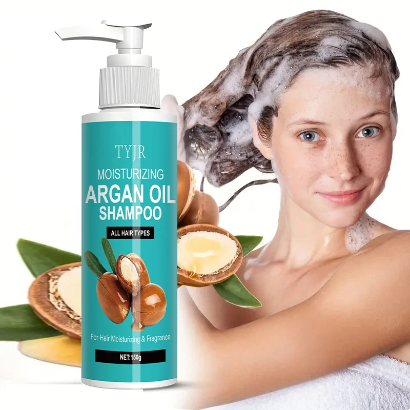 

Moroccan Argan Oil Shampoo Contains Natural Aloe Vera Moisturizing Formula, Unisex, Rich Foam, Refreshing and Non-Greasy, Moisturizing Hair, Makes Hair Glossy and Smooth