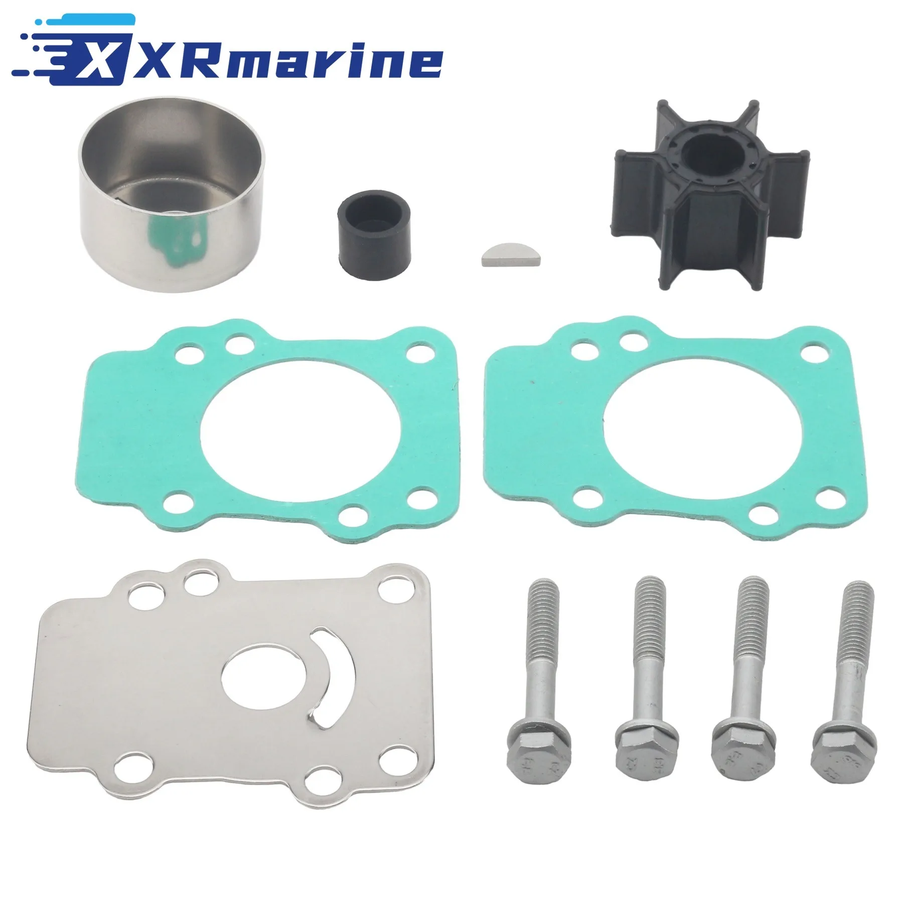 682-W0078-00 Boat Engine Water Pump Repair Kit for Yamaha Outboard 9.9HP 15HP 9.9D 15D F9.9 F15 FT9.9 Model 682-W0078-A1 18-3148