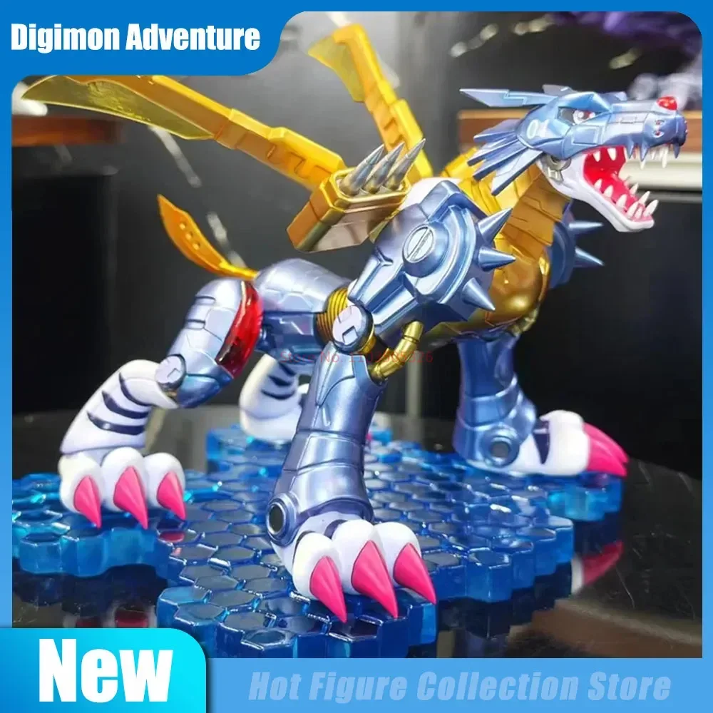 Anime Digimon Adventure Figures Gk Metal Garurumon Figure Pvc Action Figurine Statue Collection Model Doll Toys Birthday Gifts