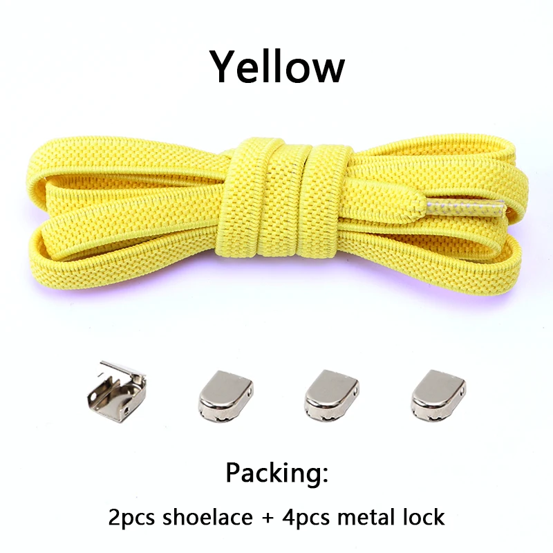 Elastische Schnürsenkel ohne Binden, Einheitsgröße, passend für alle Schuhe für Erwachsene und Kinder, Schnürsenkel für Turnschuhe, Schnürsenkel ohne Schnürsenkel, flache, erweiterte Schnürsenkel