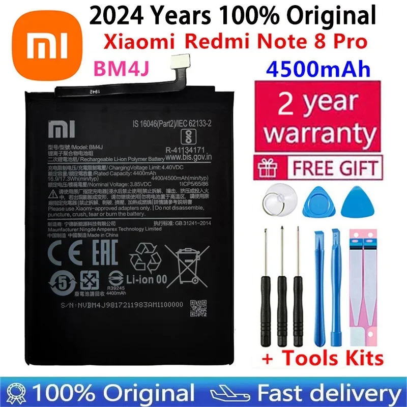 Original BM4J BN46 BN5A BN53 BN54 BN55 BN59 BN62 Battery For Xiaomi Redmi Note 7 9T 10X POCO M3 8 8T 9 9S 10 10S pro Batteries