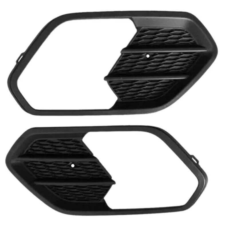 

ABHX-Car Left & Right Front Bumper Fog Light Lamp Frame Grille Cover For Ford Escape Kuga 2017-2019