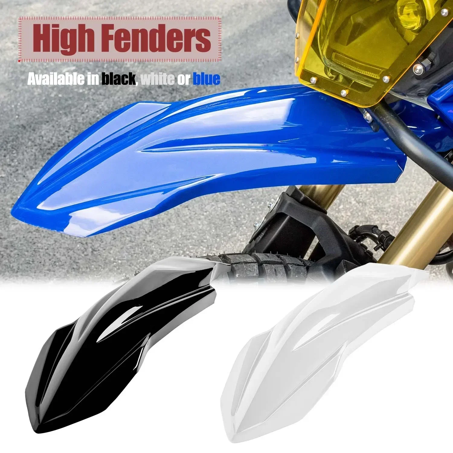 Motorcycle Front Fender Cover High&Low Wheel Hugger Splash Mudguard for Yamaha Tenere 700 T7 Tenere 700 World Rally World Raid