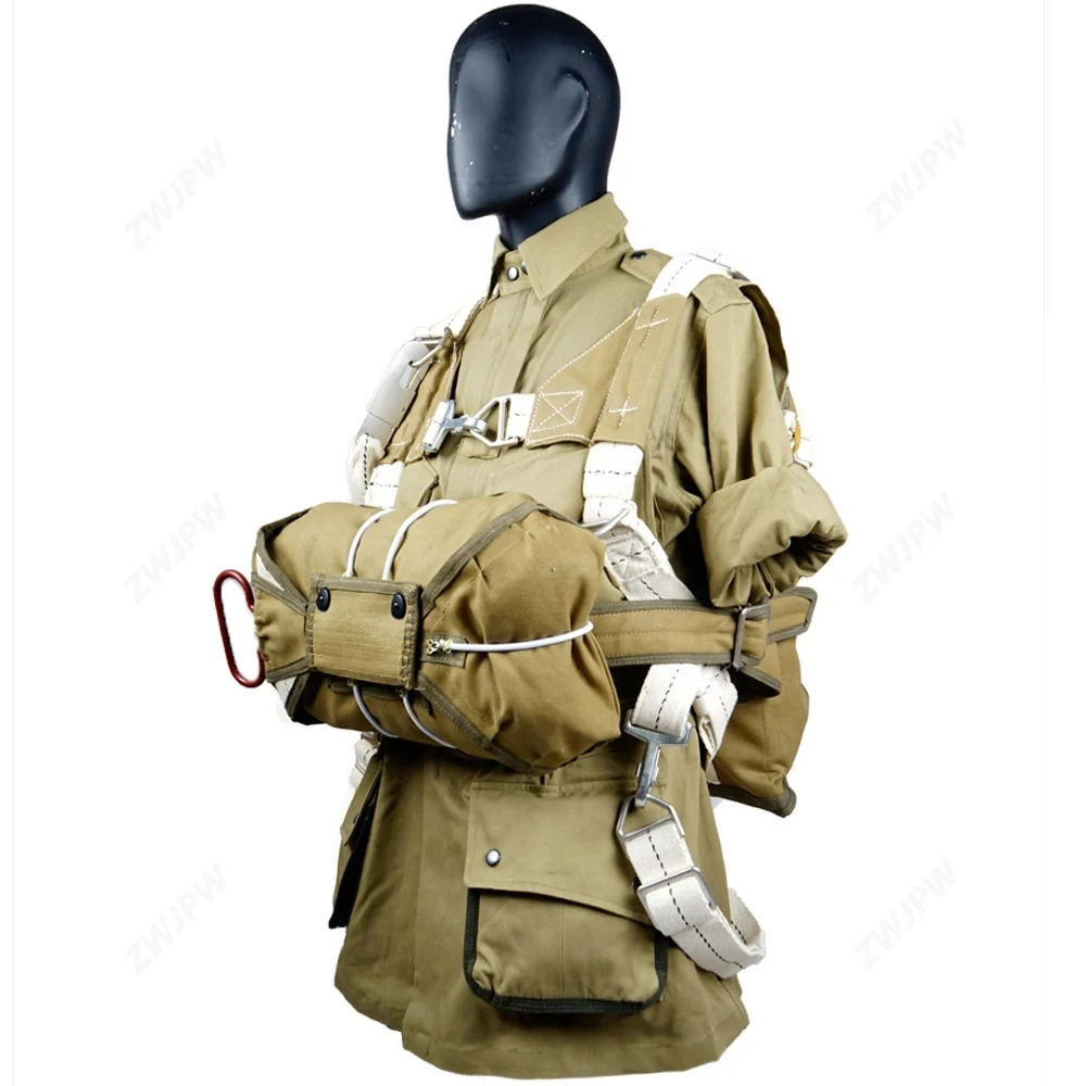WWII WW2 US World war ii American paratrooper t-5 parachute backpack system without parachute film props d-day 101 82