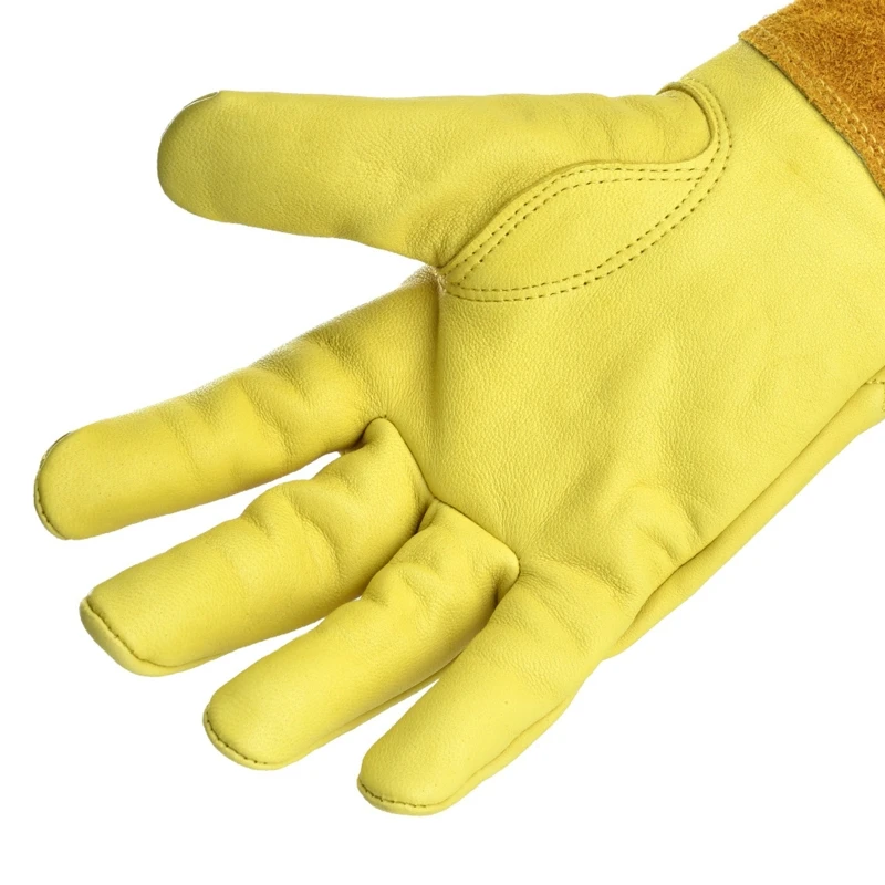 Pruning Gloves Long for Men and Women Leather Breathable Gauntletlet Gloves Dropship