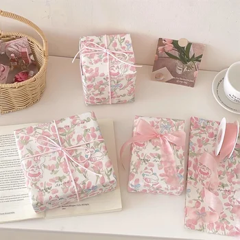 30 Pcs Papier Kraft Vintage Pour Les Fleurs D'emballage De