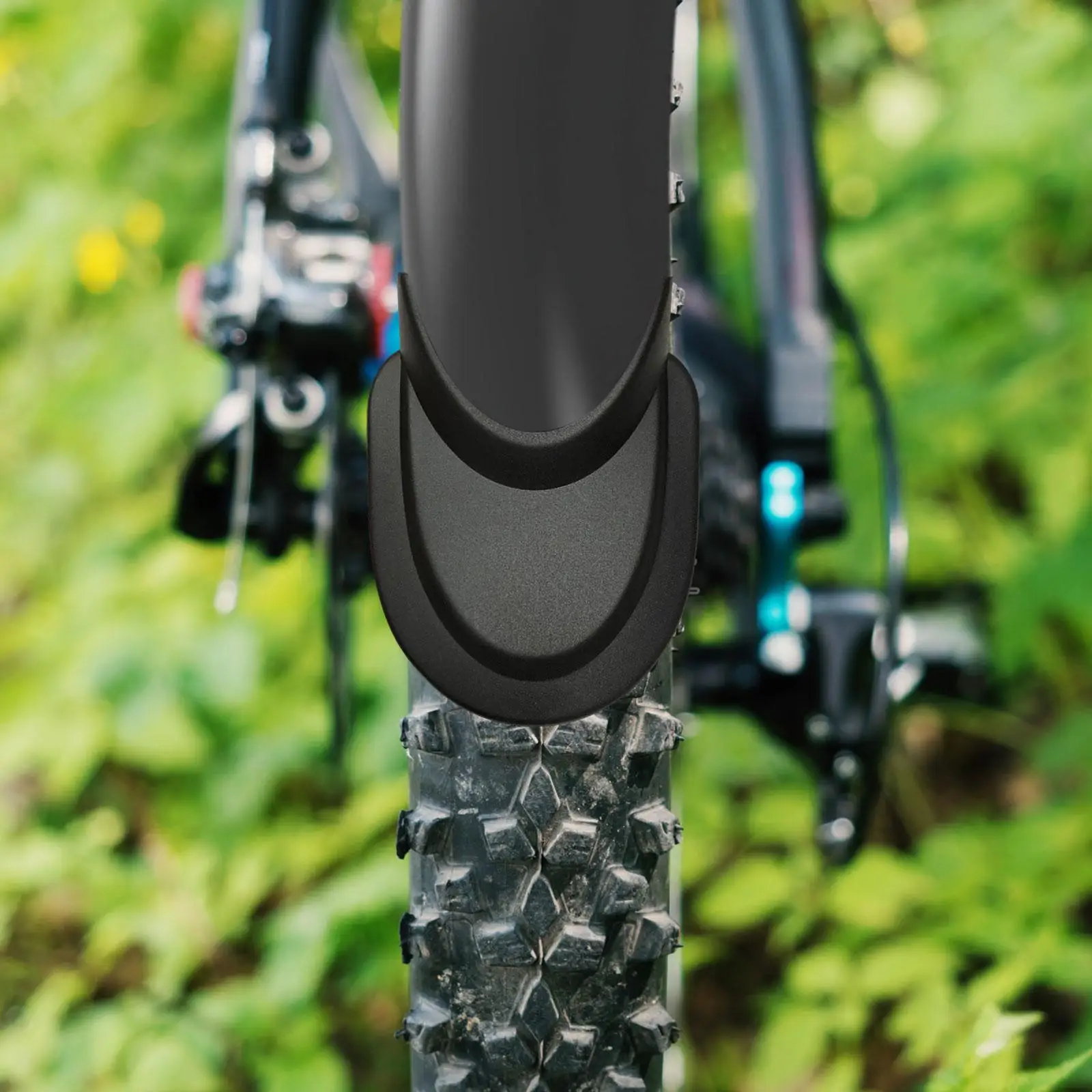 Bike Mudguard PETG Durable Front and Rear Fenders Mud Flaps Universal Fit for Mountain Bike Commuting