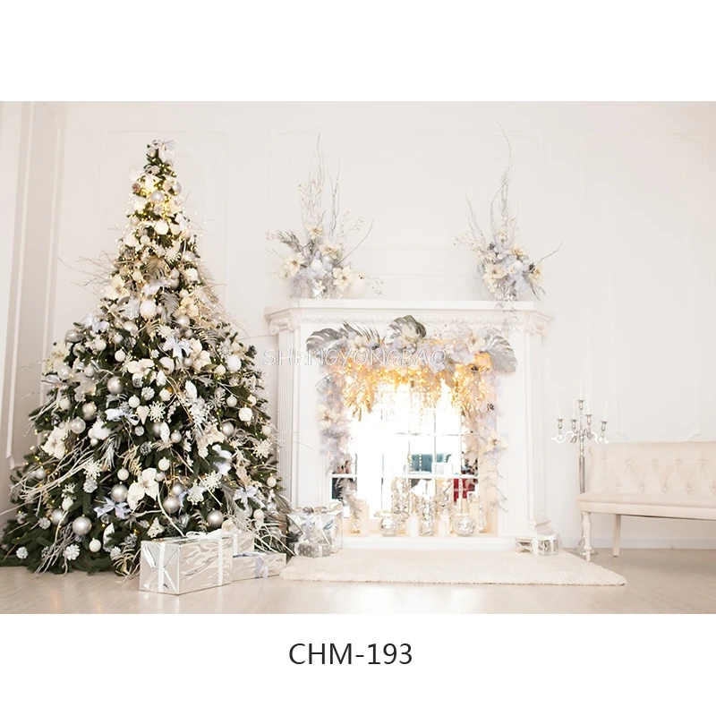 Vinyl Christmas Day Indoor Theme Photography Background Christmas Tree Children Backdrops For Photo Studio Props 710 CHM-103