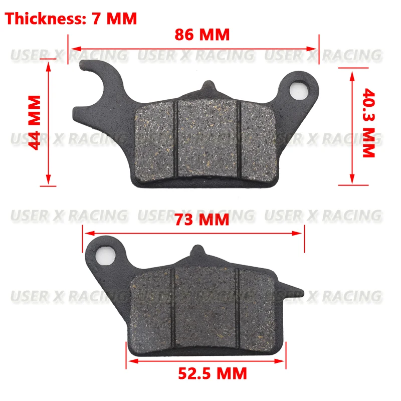 USERX Motorcycle disc brake pad Brakes Front Rear Disc Brake Pads For SFA652 suzuki UK110 YAMAHA tricity 125