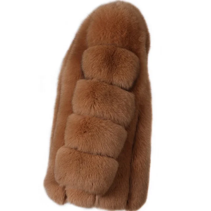 Ladies Fur Jacket Autumn New Outerwear Ladies Long Fur Coat Girls Fox Fur Coat Jacket