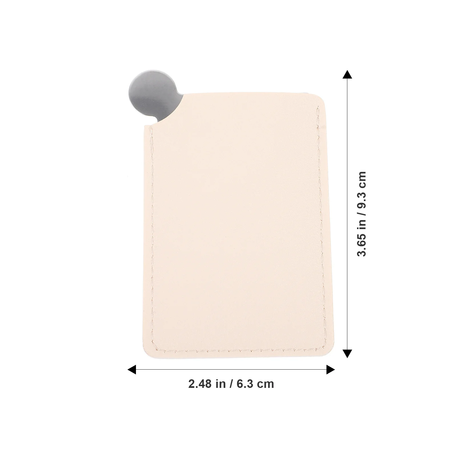 

Stainless Steel Palette Mixing Tray Compact Metal Makeup Plate for Foundation Eyeshadow Blending Nail Color Mixing Tool