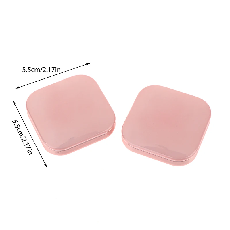 الوردي فارغة المغناطيسي مشبك مستحضرات التجميل لوحة مربع عينيه أحمر الخدود لتقوم بها بنفسك صندوق ماكياج أحمر الخدود عالي اللمعان أحمر الشفاه صندوق توزيع