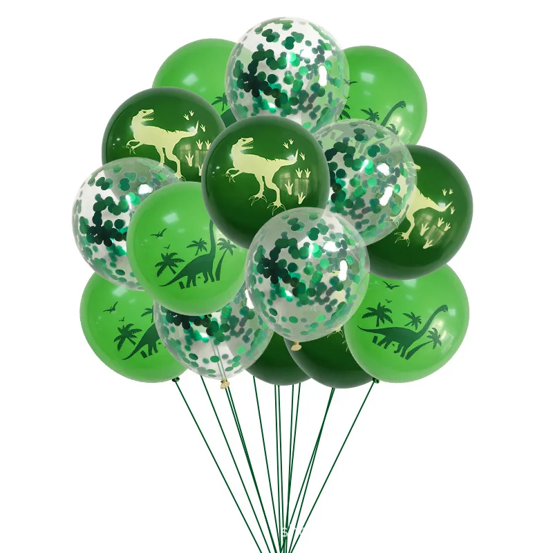 Dinosaur Balloons Happy Birthday Party Decorations Kids Boy Baby Shower Dinosaur Balloons Jungle Safari Birthday Supplies