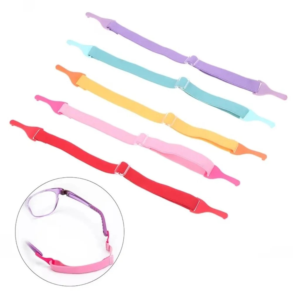 Portable Removable Eyeglasses Straps Adjustable Hanging Cord Kids Glasses Ropes Elastic Anti Drop Neck Cord Outside Casual