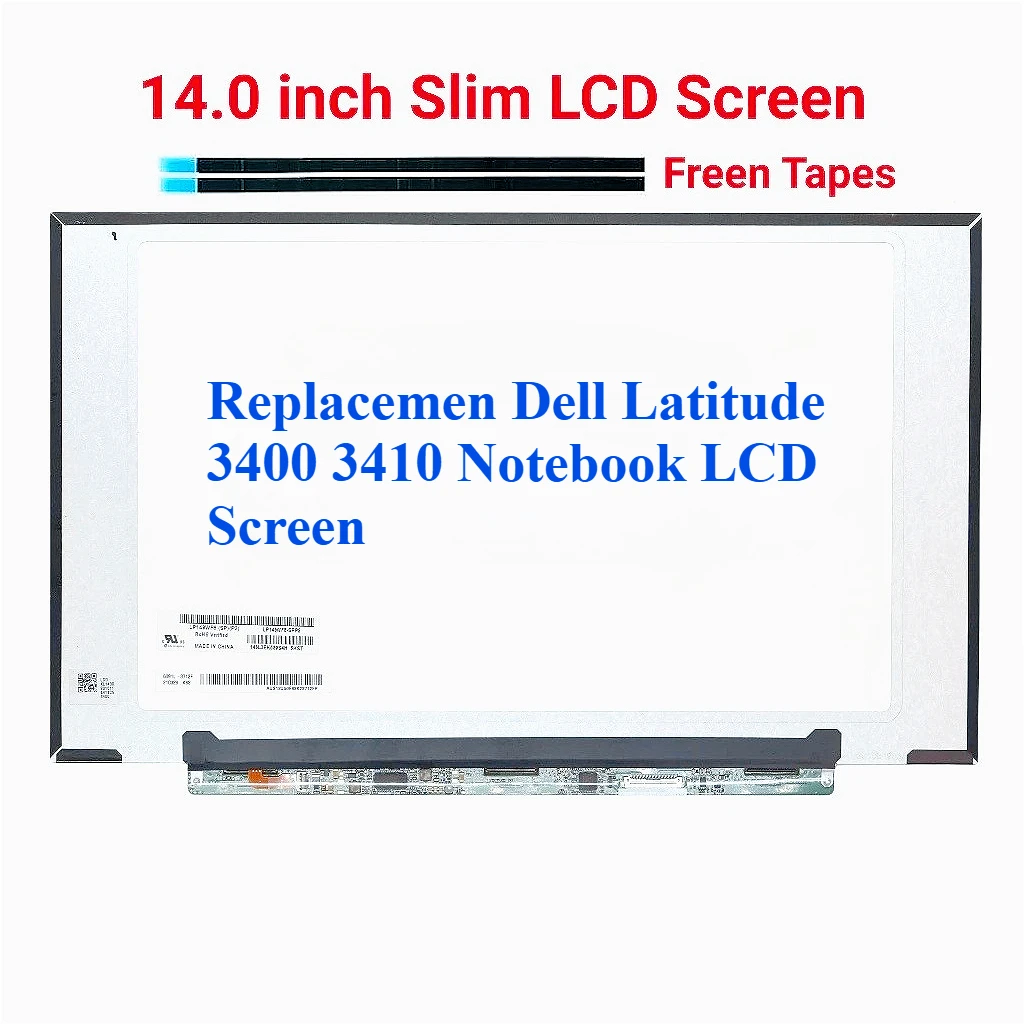 

Для ''Dell Latitude 3400 3410 1920*1080 30-контактная светодиодная ЖК-панель ноутбука