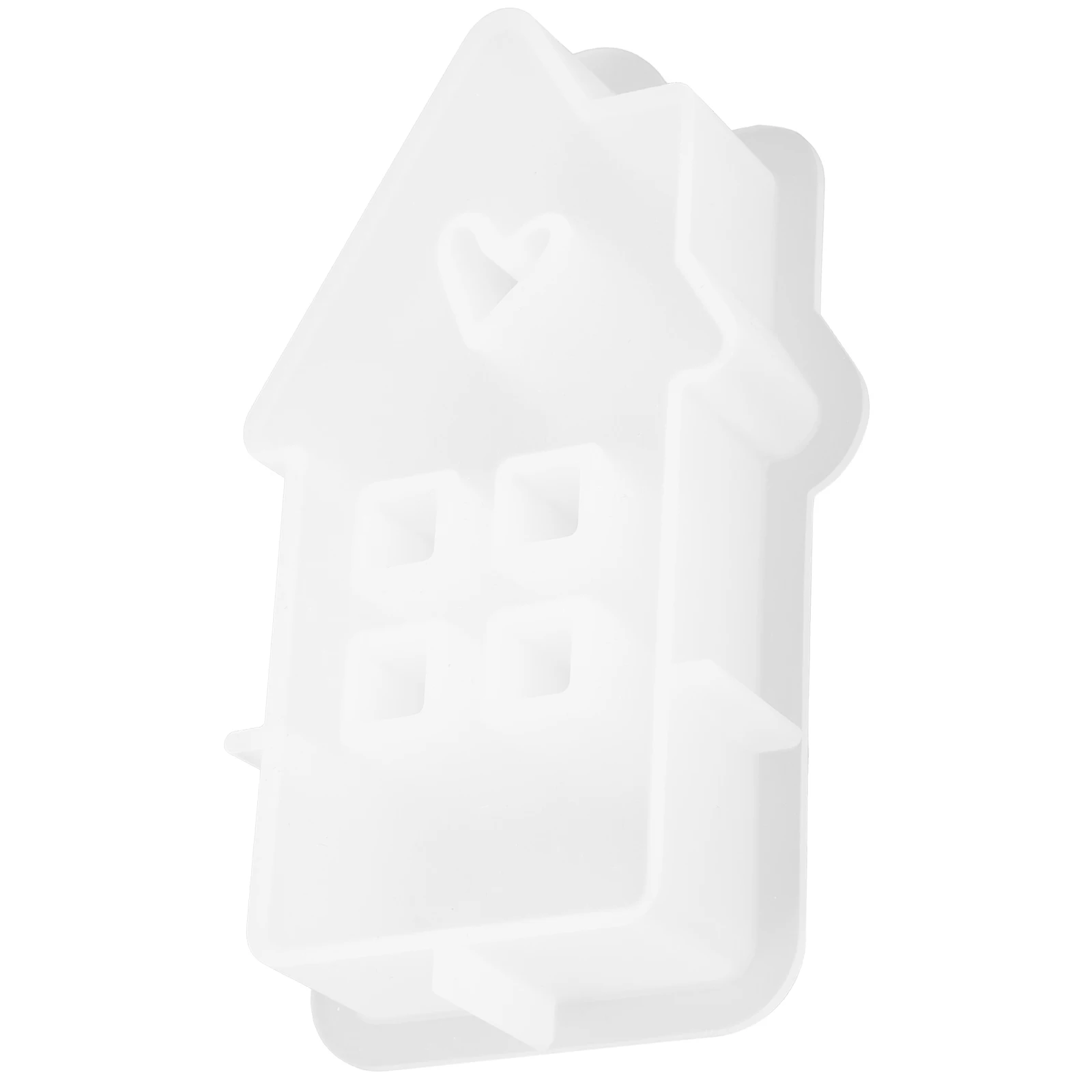 

House Mold DIY Crystal Resin Silicone Molds for Candles Wax Making Crafts Easy Demould Flexible Durability Medium Size