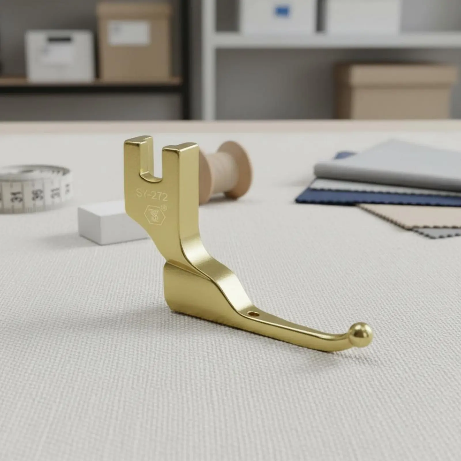 

Прижимная лапка для бисера и пайеток с глиттером, обеспечивающая легкое скольжение по бисеру, предотвращающая зацепы и разрывы ниток, для портных