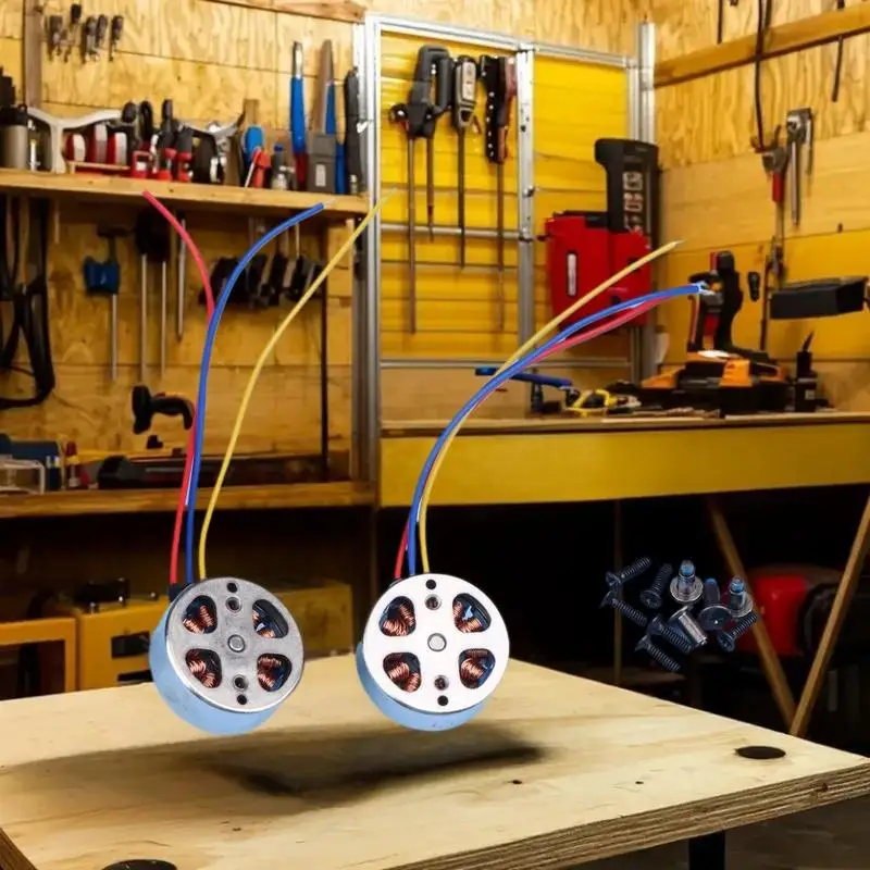 

1S-2S 7,4 В 15000 кВ крошечный 14 мм 3-фазный бесщеточный двигатель высокоскоростной вал 1,5 мм для радиоуправляемого дрона вентилятор радиатора двигателя