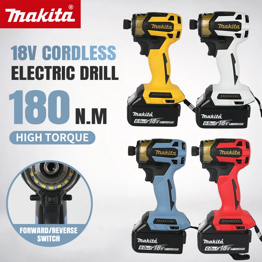 Makita DTD173 20th Anniversary Limited Edition 18V Brushless Impact Driver 180Nm 4-Speed 111mm Compact Bare Tool