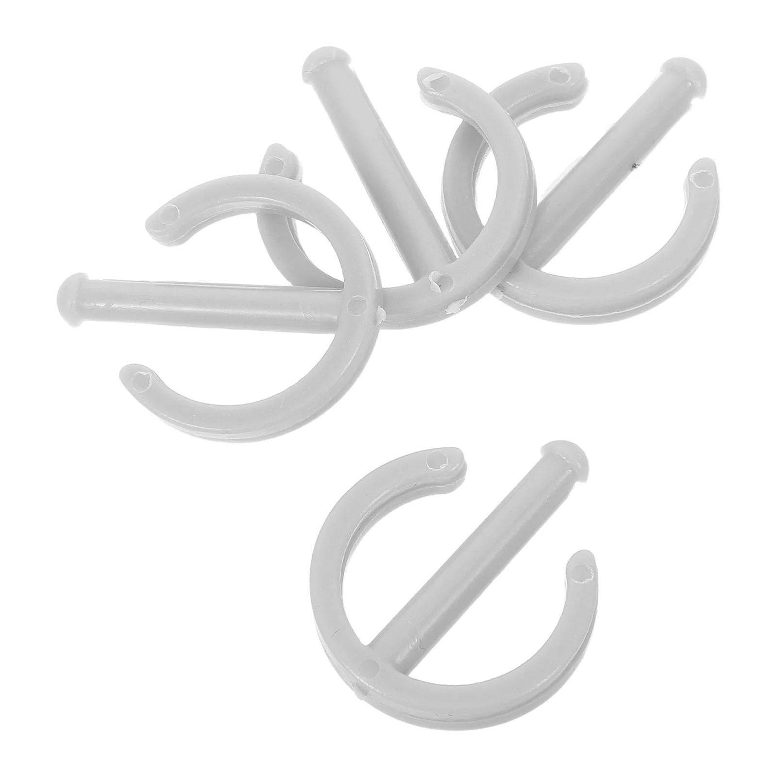 4 Uds barra oscilante hebilla antideslizante conector de bloqueo sin accesorio accesorios deslizantes gris claro para niños