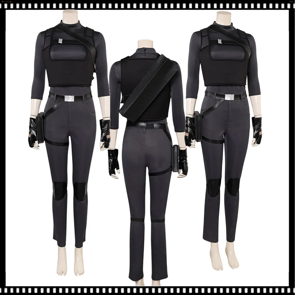 Women Lara Croft Cosplay Vest Pants Belt Gloves Costume Party Suit Movie Tombing Raiders Battle Clothes Set Halloween Carnival