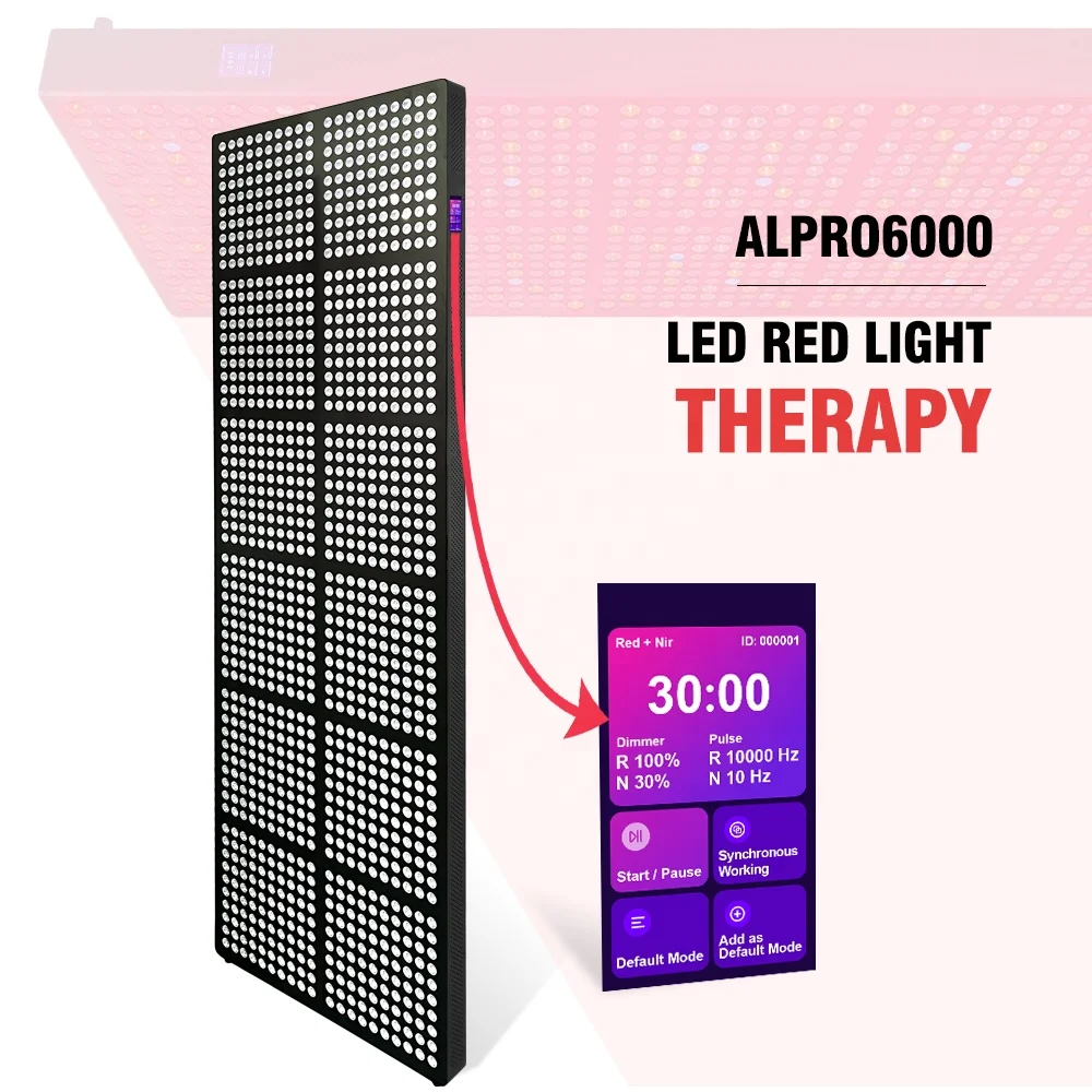 OEM ODM Touch Screen 1800x600mm Size Customization Full Body Lamp PDT Machine Infared Device Led Red Light Therapy Panel