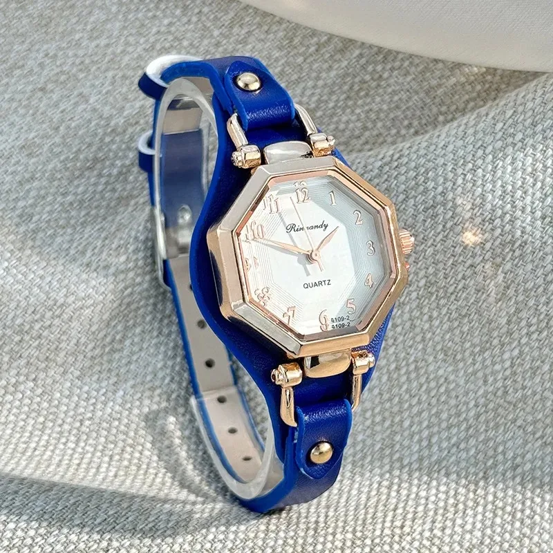 العلامة التجارية الفاخرة رقيقة حزام من الجلد النساء الساعات أنيقة السيدات ساعة اليد الكوارتز مهرجان هدية Reloj Mujer Relogios Feminino