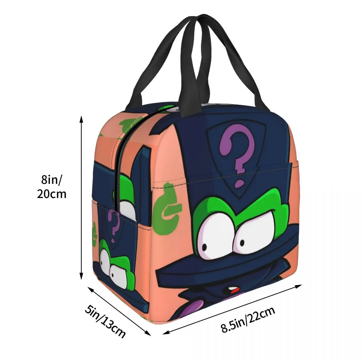 سوبر زينجز الاطفال معزول حقيبة الغداء قدرة عالية قابلة لإعادة الاستخدام حقيبة للحفاظ على البرودة حمل علب الاغذية كلية نزهة الغذاء حقائب اليد #6