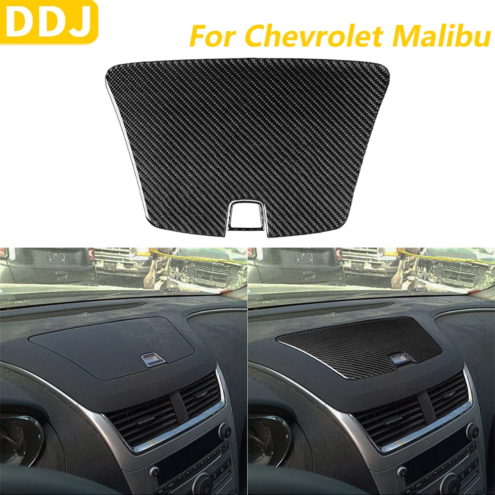 

For Chevrolet Malibu 2010 2011 2012 Carbon Fiber Center Instrument Storage Box Panel Trim Cover Car Accessories Interior Sticker